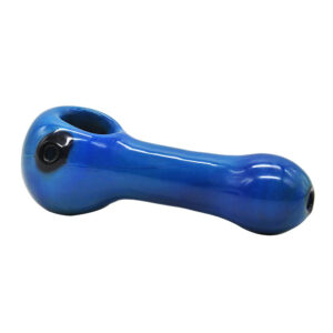 Blue Glass Tobacco Spoon Pipe | Weed Bowls For Sale | Free NZ Shipping