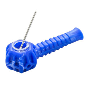 Blue Silicone Weed Pipe For Sale | Smoke Shop Online | Free NZ Shipping