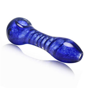 Blue Spiral Glass Hand Pipe | Weed Bowls For Sale | Free NZ Shipping