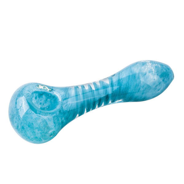 Blue Spiral Glass Hand Pipe | Weed Bowls For Sale | Free NZ Shipping