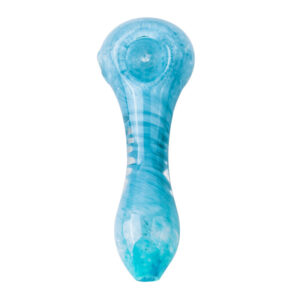 Blue Spiral Glass Hand Pipe | Weed Bowls For Sale | Free NZ Shipping