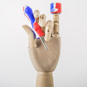 Blue&Red Silicone Nectar Collector | Dab Rigs For Sale | Free NZ Shipping