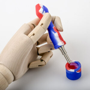Blue&Red Silicone Nectar Collector | Dab Rigs For Sale | Free NZ Shipping