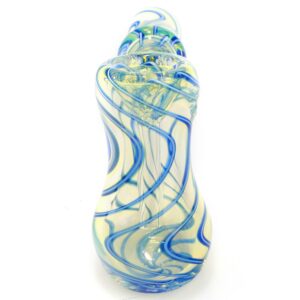 Blue Swirl Hammer Bubbler | Portable Pipes For Sale | Free NZ Shipping