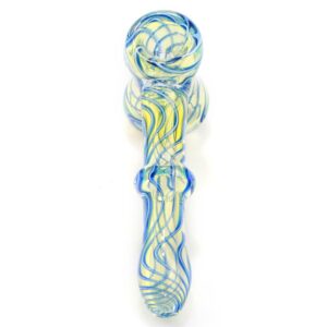 Blue Swirl Hammer Bubbler | Portable Pipes For Sale | Free NZ Shipping