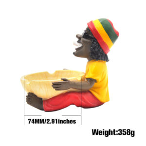 Bob Marley Jamaican Cigarette Ashtray For Sale  Free NZ Shipping
