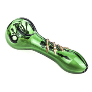 Bone Claw Green Glass Spoon Pipe  Smoke Shop Online  Free NZ Shipping