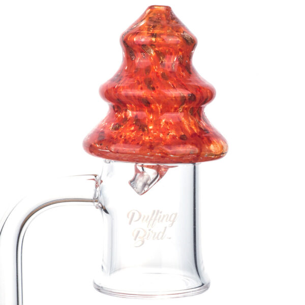 Red Christmas Tree Themed Carb Cab - 420 Christmas Gift- Puffing Bird - Online Headshop