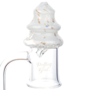 White Christmas Tree Themed Carb Cab - 420 Christmas Gift- Puffing Bird - Online Headshop