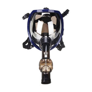 Chrome Plated Gas Mask Bong w/ Acrylic Water Pipe | Free NZ Shipping