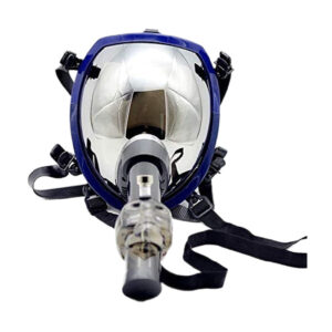 Chrome Plated Gas Mask Bong w/ Acrylic Water Pipe | Free NZ Shipping