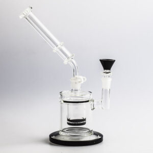 Clear Glass Honeycomb Perc Bong  Water Pipes For Sale  Free NZ Shipping
