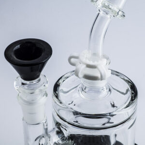 Clear Glass Honeycomb Perc Bong  Water Pipes For Sale  Free NZ Shipping
