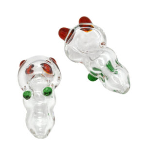 Clear Glass Pipe w/ Two Ears | Tobacco Pipes For Sale | Free NZ Shipping