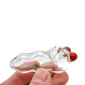 Clear Glass Pipe w/ Two Ears | Tobacco Pipes For Sale | Free NZ Shipping