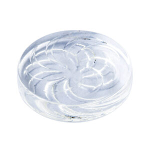 Clear Vortex Pattern Quartz Channel Cap 30mm For Sale | Free NZ Shipping