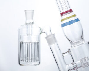Clear Bottle Tree Perc Ash Catcher For Sale - Puffing Bird - Online Headshop