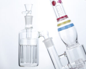 Clear Bottle Tree Perc Ash Catcher For Sale - Puffing Bird - Online Headshop