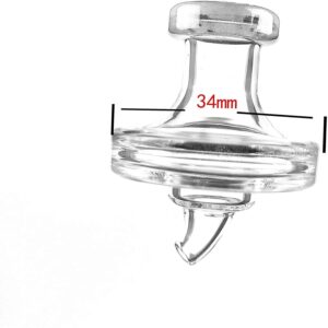 Clear Large Directional Snorkel Carb UFO Cap Cap Stand | Free NZ Shipping