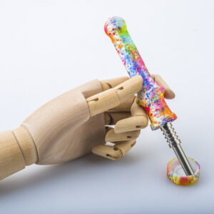 Color Splashing Nectar Collector | Dab Rigs For Sale | Free NZ Shipping