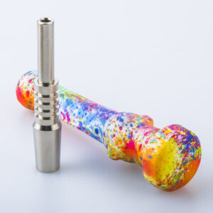 Color Splashing Nectar Collector | Dab Rigs For Sale | Free NZ Shipping
