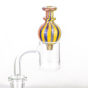 Colored Bubble Glass Carb Cap  For Quartz Bangers  Free NZ Shipping