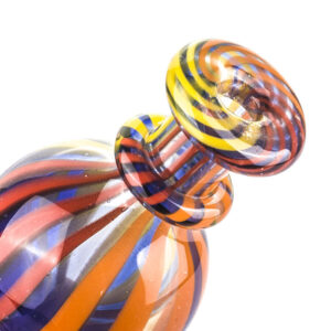 Colored Bubble Glass Carb Cap  For Quartz Bangers  Free NZ Shipping
