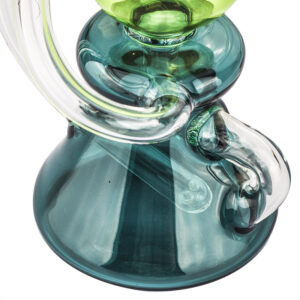 Colored Recycler Dab Rig w/ Quartz Banger Carb Cap Terp Pearl Set Sale