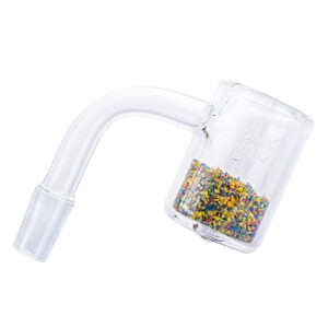 Colored Recycler Dab Rig w/ Quartz Banger Carb Cap Terp Pearl Set Sale