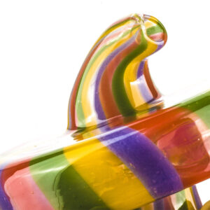 Colorful Disc Glass Carb Cap  Dab Tools For Sale  Free NZ Shipping