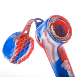 Colorful Silicone Pipe w/ Lid | Spoon Pipes For Sale | Free NZ Shipping