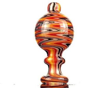 Colorful Twist Flower Glass Cover Carb Cap OD27mm | Free NZ Shipping