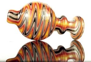Colorful Twist Flower Glass Cover Carb Cap OD27mm | Free NZ Shipping