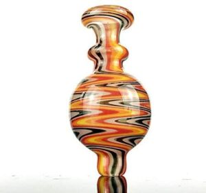 Colorful Twist Flower Glass Cover Carb Cap OD27mm | Free NZ Shipping