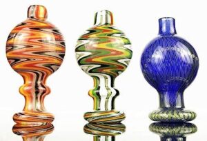 Colorful Twist Flower Glass Cover Carb Cap OD27mm | Free NZ Shipping