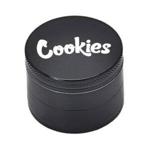 "Cookies" Zinc Alloy Black Weed/Herb Grinder For Sale | Free NZ Shipping