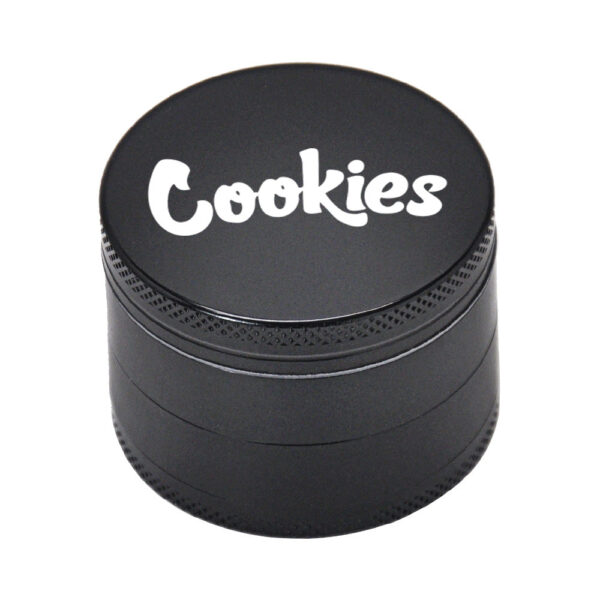 "Cookies" Zinc Alloy Black Weed/Herb Grinder For Sale | Free NZ Shipping