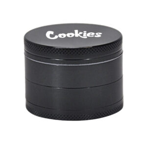 "Cookies" Zinc Alloy Black Weed/Herb Grinder For Sale | Free NZ Shipping