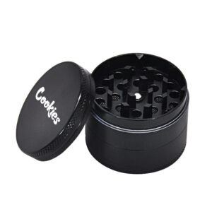 "Cookies" Zinc Alloy Black Weed/Herb Grinder For Sale | Free NZ Shipping