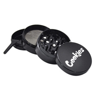 "Cookies" Zinc Alloy Black Weed/Herb Grinder For Sale | Free NZ Shipping