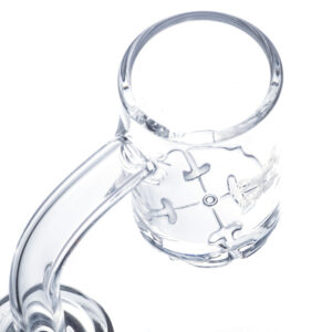 Cross Pattern Base Quartz Banger - Novelty Quartz Bangers For Sale - Puffing Bird - Online Headshop