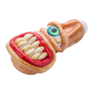 Cyclops Big Mouth Glass Pipe | Novelty Pipes For Sale | Free NZ Shipping