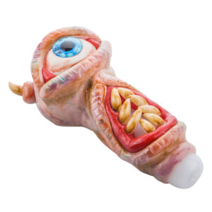 Cyclops Spoon Pipe w/ Horns | Novelty Pipes For Sale | Free NZ Shipping