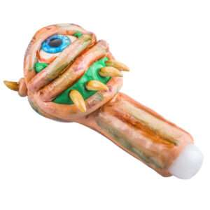 Cyclops Glass Pipe w/ Horns | Weed Pipes For Sale | Free NZ Shipping