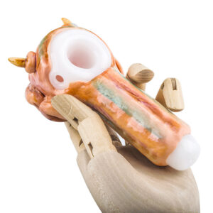 Cyclops Glass Pipe w/ Horns | Weed Pipes For Sale | Free NZ Shipping