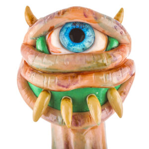 Cyclops Glass Pipe w/ Horns | Weed Pipes For Sale | Free NZ Shipping