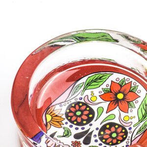 Day of Dead Skull Glass Ashtray  Ashtrays For Sale  Free Shippping