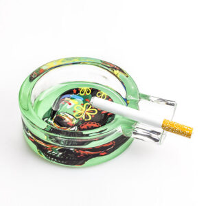 Day of Dead Skull Glass Ashtray  Ashtrays For Sale  Free Shippping