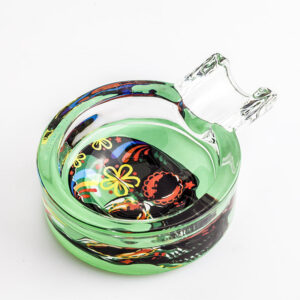 Day of Dead Skull Glass Ashtray  Ashtrays For Sale  Free Shippping