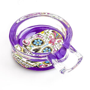 Day of Dead Skull Glass Ashtray  Ashtrays For Sale  Free Shippping